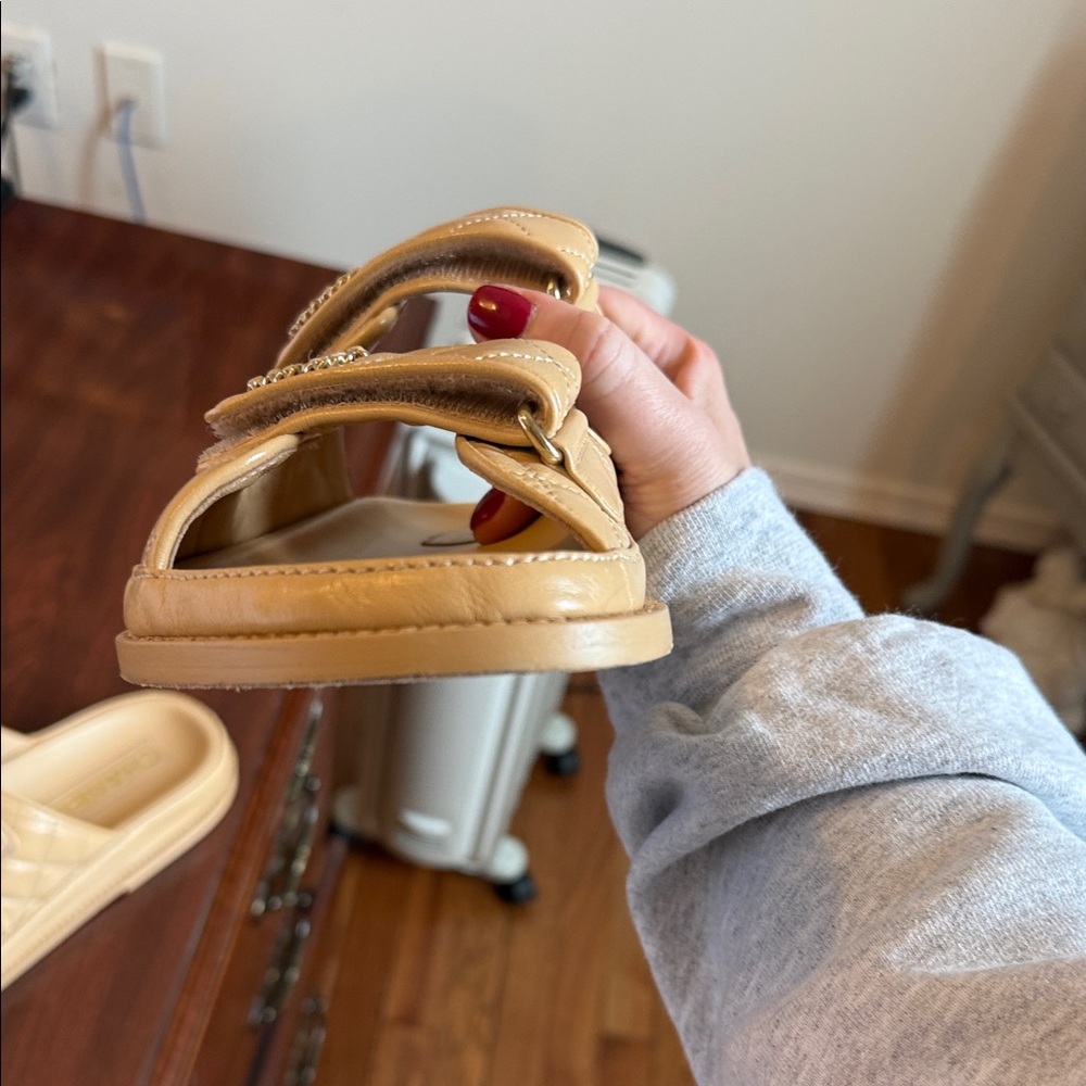 Chanel quilted dad sandals. Size 40 - Picture 11 of 13